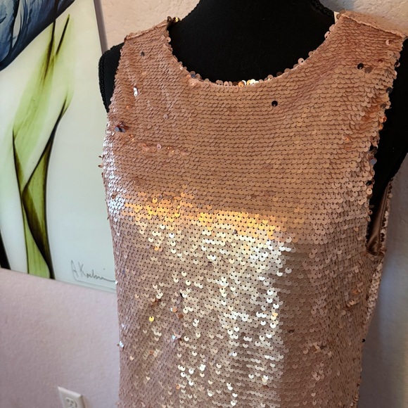 New pink sequin dress size small - Picture 2 of 6